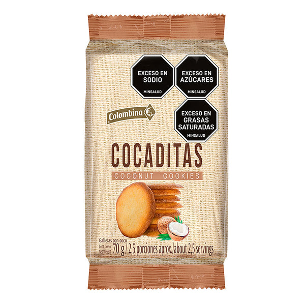GALLETA COLOMBINA 70G COCADITAS